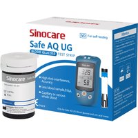 Bandelettes de test Sinocare Safe AQ UG avec lancettes gratuites