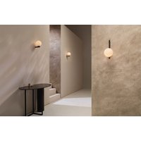 CTO Lighting Gaia - Flush - DALI-B Wall Light antique bronze with shiny opal glass