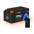 Vatrer 12V 460Ah Self-heating Lithium RV Battery, 5kWh 300A BMS Heated Battery