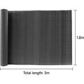 Dark Grey Garden Fence Outdoor Privacy Screen