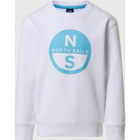 North Sails - Felpa con maxi logoNorth SailsWhite8