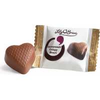 Honeycomb Crispy Heart, Milk Chocolate 14g