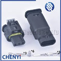 3 Pin female or male waterproof auto automotive cable connector reversing radar camshaft sensor plug 805-121-521 7615490-03