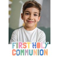 Moonpig First Holy Communion Photo Upload Card