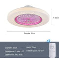 Simple Modern Home Quiet With Electric Fan | Color: Design3 | Electrical outlet: 220V | quantity: Remote control