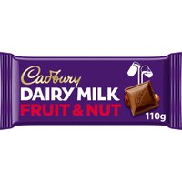 Cadbury Dairy Milk Fruit & Nut Bar 110g