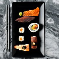 Midnight Rectangular Coupe Plate Black 25 x 15cm (Case of 12)