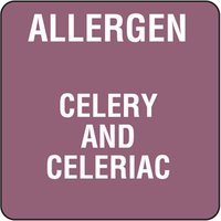 Food Allergen Labels Celery / Celeriac (Roll of 500)