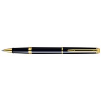 Rollerpen Waterman Hémisphère black lacquer GT fijn