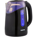 1.7L LED Illuminated Black Plastic Electric Kettle