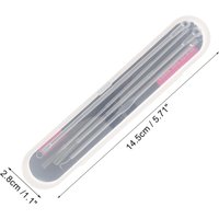 Professional Durable Pimple Extractor Tool Kit Silver Tone Blackhead Remover Acne Comedone Extraction Set