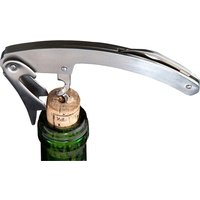 Wine opener with knife