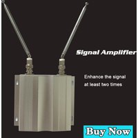 Wireless Signal Booster Repeater Enhanced Amplifier In Silver Color Frequency 433.92 Mhz Enlarge the Transmission Distance
