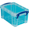 Opbergbox Really Useful 0.7 liter 155x100x80mm transparant wit