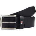 Tommy Hilfiger Leather Belt Denton 3.5 - Navy - 85