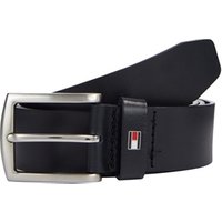 Tommy Hilfiger Leather Belt Denton 3.5 - Navy - 85
