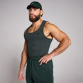 MP Men's Lift Ribbed Muscle Fit Tank - Washed Black - XL
