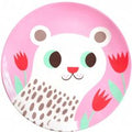 Petit Monkey melamine bord ijsbeer rose