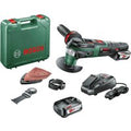 Bosch ADVANCEDMULTI P4A 18v Cordless Starlock Oscillating Multi Tool 2 x 2.5ah Li-ion Battery Charger Case