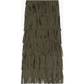 Jupe longue effet suede à franges
