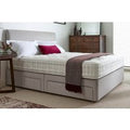Harrison Spinks Ely Ortho 2750 Mattress + Premium Divan Bed, Carbon, No Drawer, Double