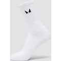 MP Unisex Crew Socks (1 Pack) - White - UK 12-14