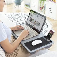 Table d'ordinateur portable avec coussin