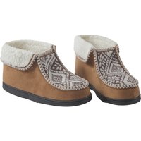 Easylife Nordic Ankle Slippers in Brown, Size XL