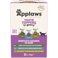 Applaws Taste Toppers Pacco misto 6 x 85 g per cani - in Salsa