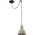 Casa Padrino HÃ¤ngeleuchte / Pendelleuchte Grau Ã 16 x H. 16 cm - Moderne Leuchte mit Beton Lampenschirm