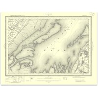 Ordnance Survey The Wash 1896-1904 - Historical Reproduction Map