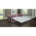 Chesterfield Pull Out Sofa Bed Sale In Vele Patchwork Real Leather 3 Seater