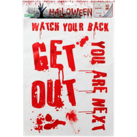 Atosa Halloween Sticker - 42x19cm