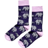 Save the Elephants Bamboo Socks | UK Adult 7-11