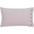 Bedeck of Belfast Katara Pair of Standard Pillowcases, Pink/Grey