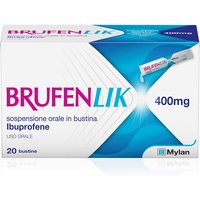 Mylan BrufenLik 400mg Ibuprofene Trattamento del Dolore e Febbre, 20 Bustine