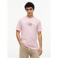 Tommy Hilfiger Script Flag T-shirt - Pink - 2XL