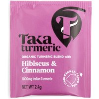 Kurkuma Thee Hibiscus & Cinnamon Bio (Taka Turmeric) 15 zakjes