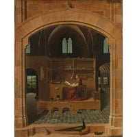 Antonello da Messina, Saint Jerome in his Study Print