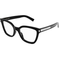 SAINT LAURENT Kvinde SAINT LAURENT SL 748 001 Optiske stel Acetat Sort Transparent Cat Eye