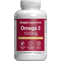 High Strength Omega 3 Fish Oil 1500mg