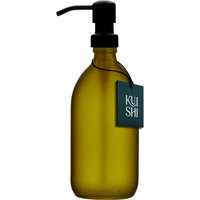 Grüner Seifenspender mit Edelstahlpumpe