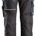 Snickers RuffWork Canvas+ Work Trousers+ Holster Pockets - Navy/Black - 252