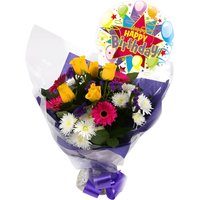Happy Birthday Balloon & Starburst Bouquet