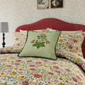 Morris & Co X Emery Walker Rose Super Kingsize Duvet Cover Set, Bough's Green/Rose