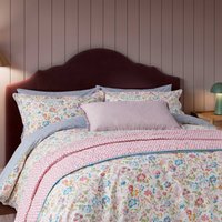 Land & Shore Barrow Stripe Double Duvet Cover Set, Multi