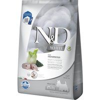 Farmina N&D Dog Adult Mini White Spigola, Finocchio e Spirulina - 5 kg