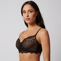 Bralette senza ferretto coppe differenziate - Orchidea / NERO / 3