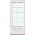 Historisk terrassedøre | 1 ramme med glas og 4 vandrette og 1 lodret sprosse, panel