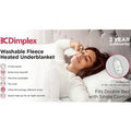 Dimplex Double Washable Fleece Heated Blanket